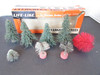Life like Evergreen Trees LL103  (4) Plus others with Original Box   S31P