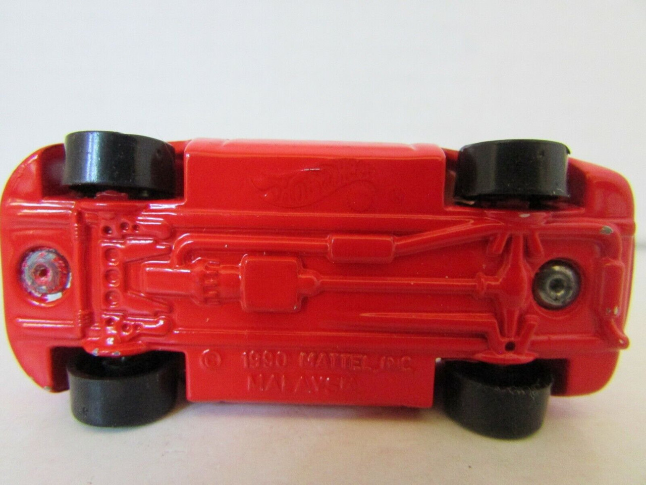 【中古】 My Red Hot Car スクエアプッシャー MATTEL HOT WHEELS 1988 RED FERRARI #40 OPENING TRUNK MADE IN