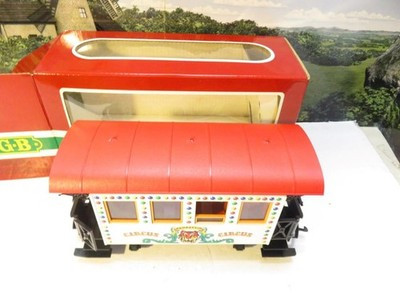 LGB G SCALE - LGB 3036 CIRCUS COACH CAR- NEW- SH - The Model Train