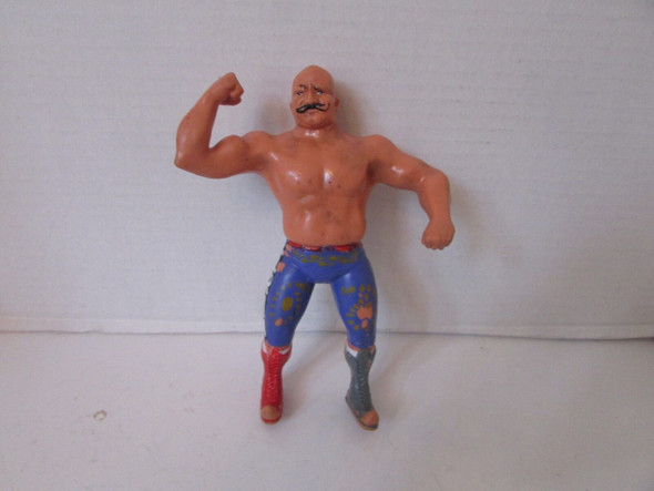 VTG WWF TITAN SPORTS RUBBER FIGURE 1984 IRON SHEIK 8"  L235