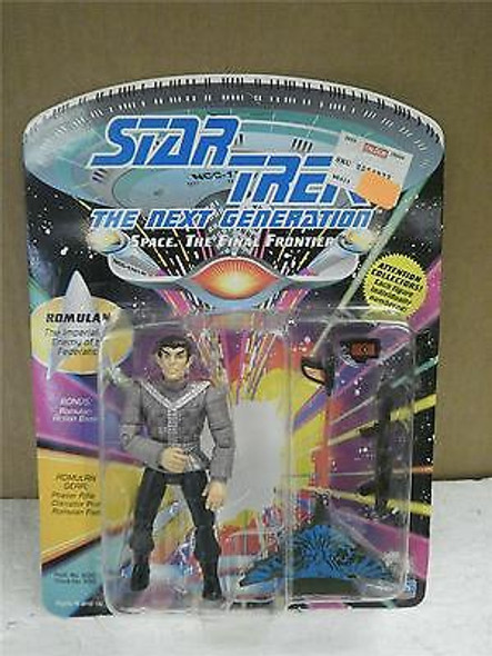 PLAYMATES- STAR TREK NEXT GENERATION FIGURE- ROMULAN- NEW ON THE CARD- L246