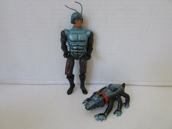 7 TOWNS 1984 ACTION FIGURES ZAK & BITAUR BUG  LOOSE  L236