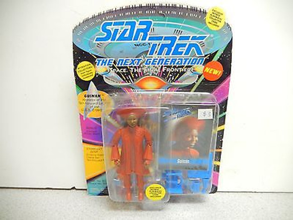 STAR TREK NEXT GENERATION ACTION FIGURE GUINAN-- PLAYMATES 6070--1993--L231 