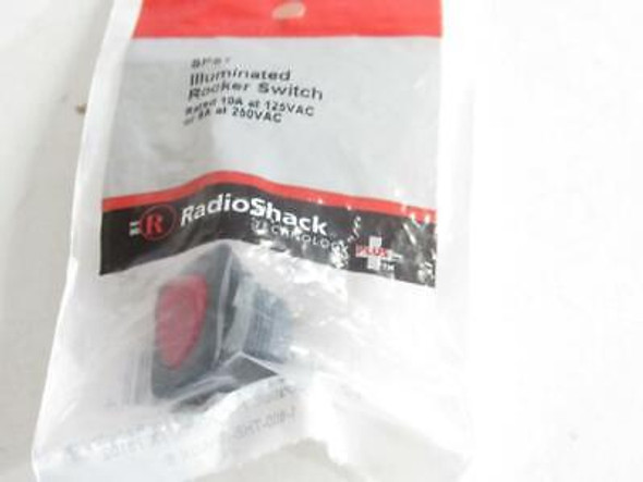 ILLUMINATED ROCKER SWITCH - RADIO SHACK- NEW- H20