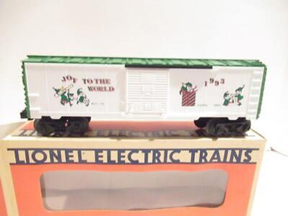 LIONEL 19922- 1993 CHRISTMAS BOXCAR -  0/027- BOXED  - NEW- SH