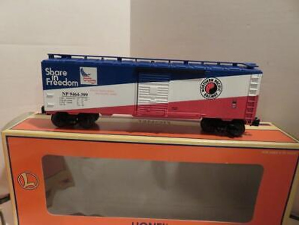 LIONEL TRAINS 29259 NORTHERN PACIFIC BICENTENNIAL BOXCAR - 0/027 NEW- B13