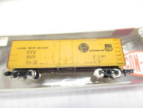 N SCALE CONCOR PACIFIC FRUIT EXPRESS REEFER CAR- LN- BOXED - H50