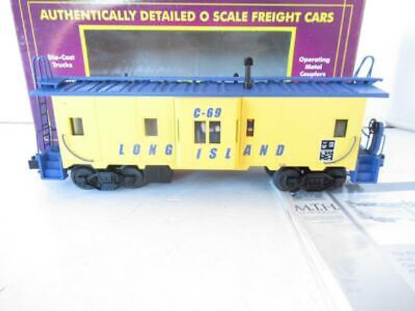 MTH TRAINS - 20-98208 PREMIER LONG ISLAND BAY WINDOW CABOOSE - 0/027- NEW - HB1