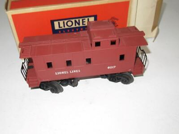 LIONEL POST-WAR 6017 CABOOSE -    0/027- EXC. BXD - S27