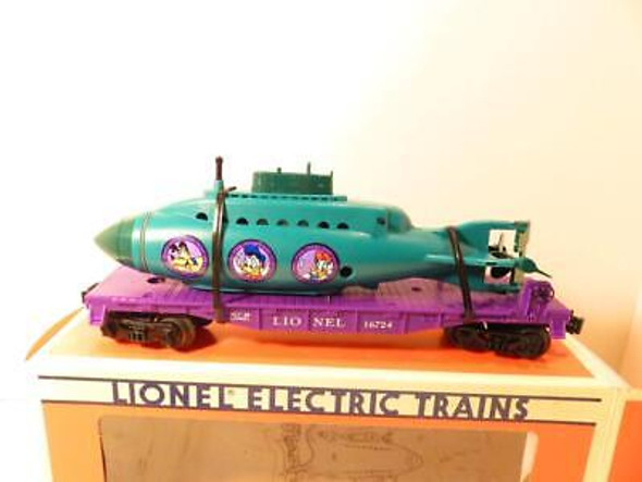 LIONEL TRAINS  16724 MICKEY & MINNIE SUBMARINE CAR 0/027- NEW - B24