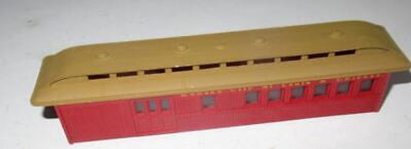 HO PART- KANSAS CITY- ST. LOUIS & CHICAGO COMBINE CAR SHELL- EXC.- SR147