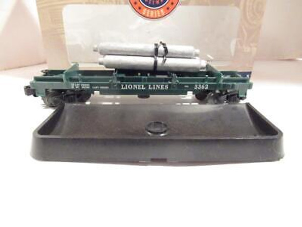 LIONEL POST-WAR CELEBRATION  19878 HELIUM TANK UNLOADING CAR BOXED 0/027-LN -H1C