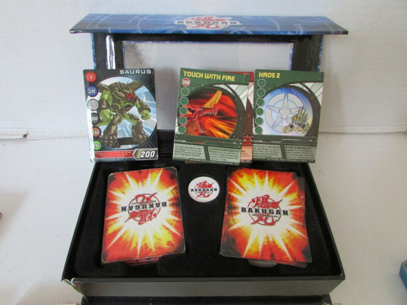 BAKUGAN 2006 SPINMASTER LTD SEGA TOYS TRADING CARD GAME CASE METAL ASST HOLO S1