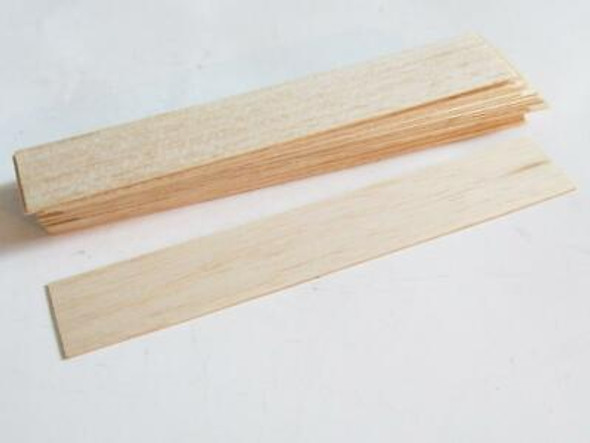 BALSA WOOD- 1 1/2" X 8" - APPROX 20 PIECES - -NEW - M10