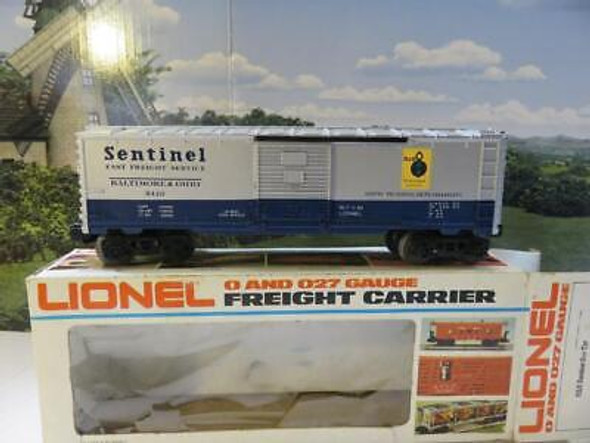 LIONEL TRAINS 9420 BALTIMORE & OHIO BOXCAR  - 0/027- LN .- B21