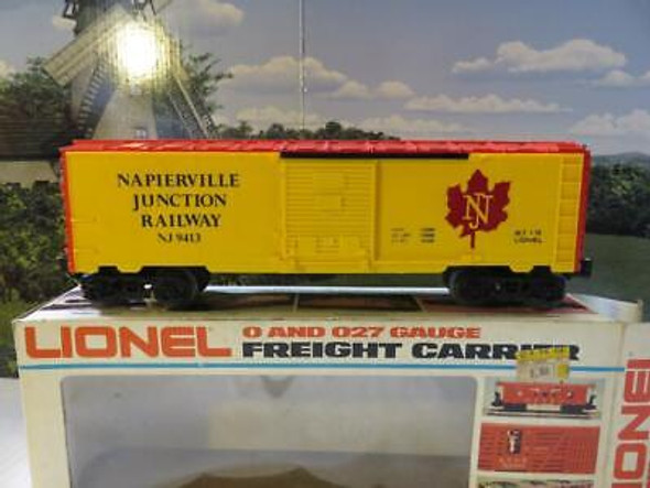 LIONEL TRAINS 9413 NAPIERVILLE JUNCTION BOXCAR  - 0/027- LN .- B21