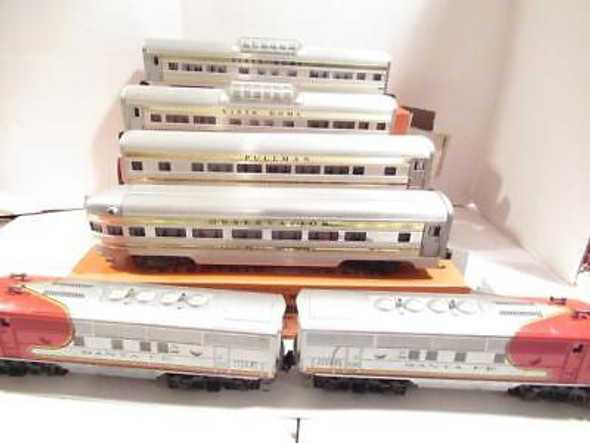 LIONEL TRAINS POST-WAR  2383 SANTA FE PRESIDENTAL PASSENGER SET- EXC/LN -BOXED.