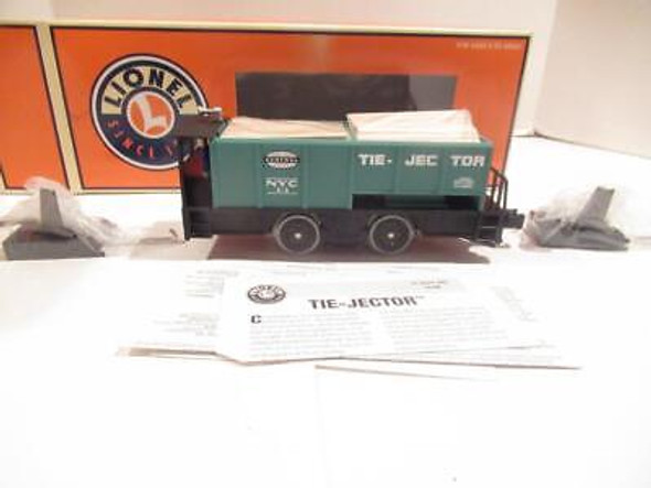 LIONEL - 18455- NEW YORK CENTRAL OPERATING TIE-EJECTOR CAR -  0/027- LN- S27