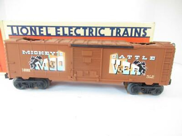 LIONEL- 16686- MICKEY MOUSE & BAD PETE ANIMATED BOXCAR- 0/027- LN- BXD- HB1