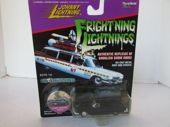 JOHNNY LIGHTNING DIECAST CAR FRIGHTNING ELVIRA MACABRE MOBILE BLACK  NEW  LotD