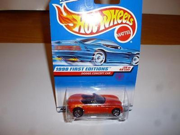 DIECAST HOT WHEELS- 1998 FIRST EDITIONS- DODGE CONCEPT CAR- NO.672- NEW- L149