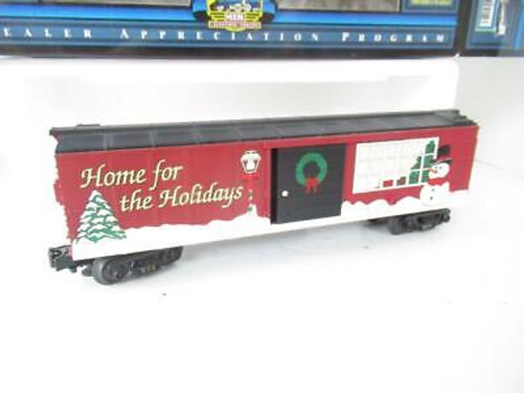 MTH TRAINS - 20-80002D CHRISTMAS 2000 DAP BOXCAR -  0/027- LN-  SH