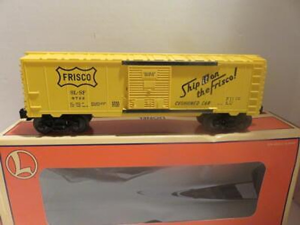 LIONEL TRAINS - 29266 - 6565 FRISCO BOXCAR- D/C FRAME - 0/027- NEW - B24