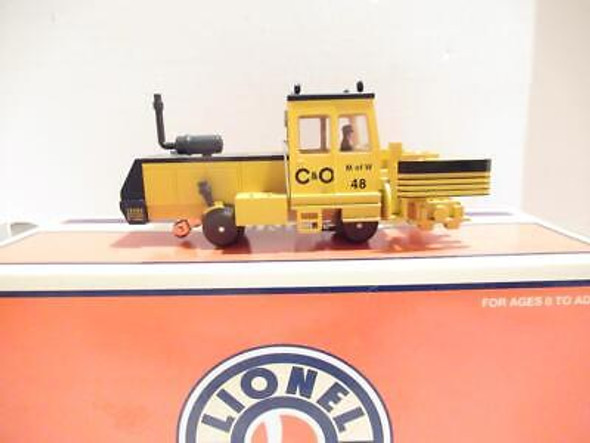 LIONEL-  18483 C & O MOTORIZED BALLAST TAMPER - 0/027- LN- BXD- B25