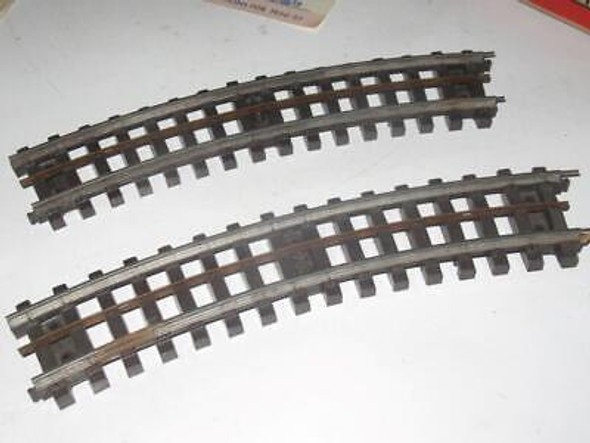 LIONEL - SUPER O CURVE TRACK - 2 SECTIONS  - GOOD - M62