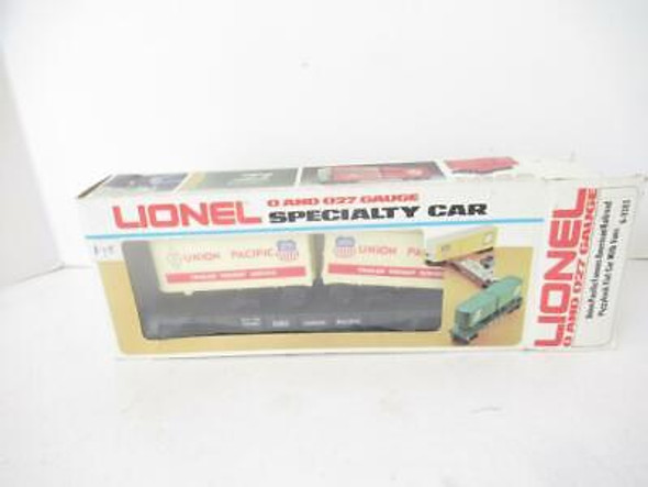 LIONEL MPC - 9383- UNION PACIFIC FLAT W/VANS FARR #2 - 0/027- BOXED - SH