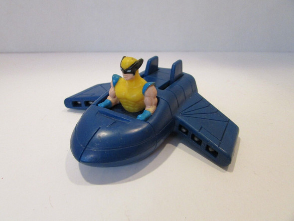 X MEN WOLVERINE  ROLLING VEHICLE 1996 MARVEL MCDONALDS HAPPY L236