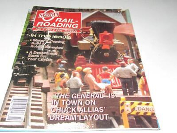 O GAUGE RAILROADING  MAGAZINE-  OCTOBER 1996- LN - M16