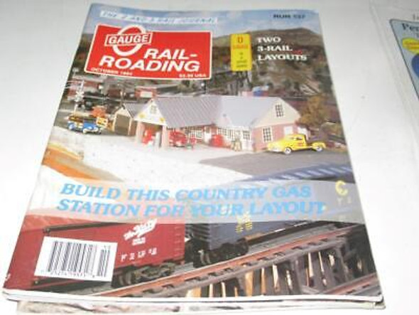 O GAUGE RAILROADING  MAGAZINE-  OCTOBER 1994  - LN - M16