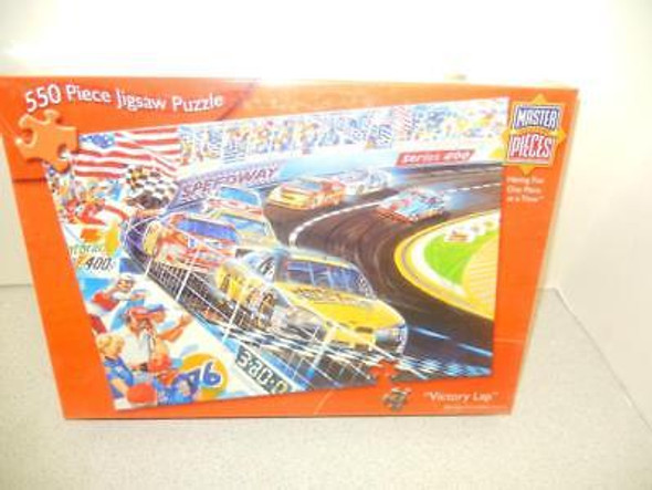 VINTAGE TOY-MASTER PIECES- VICTORY RUN (550  PCS) JIGSAW PUZZLE- NEW - 