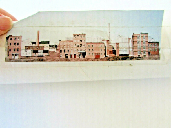 LARGE SCALE BACKDROPS PIONEER VALLEY MODELS #094 2 SHEETS 2' X 3' URBAN 