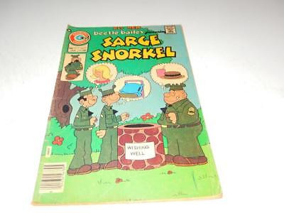 VINTAGE COMIC- CHARLTON COMICS- SARGE SNORKEL- JAN 1976 - FAIR- L96