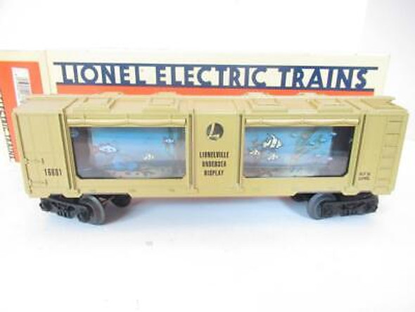 THE LIONEL VAULT- 16681- OPERATING AQUARIUM CAR - 0/027 - LN - A1B