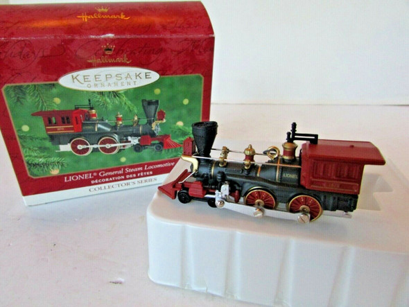 HALLMARK KEEPSAKE ORNAMENT GENERAL STEAM LOCOMOTIVE 2000 5TH  H4