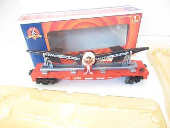 THE LIONEL VAULT- 16980 - SPEEDY GONZALES MISSILE FLAT CAR- 0/027- LN - SH