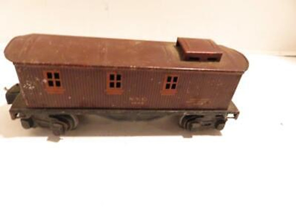 LIONEL TRAINS PRE-WAR TINPLATE 1682 CABOOSE- 027- FAIR -H20