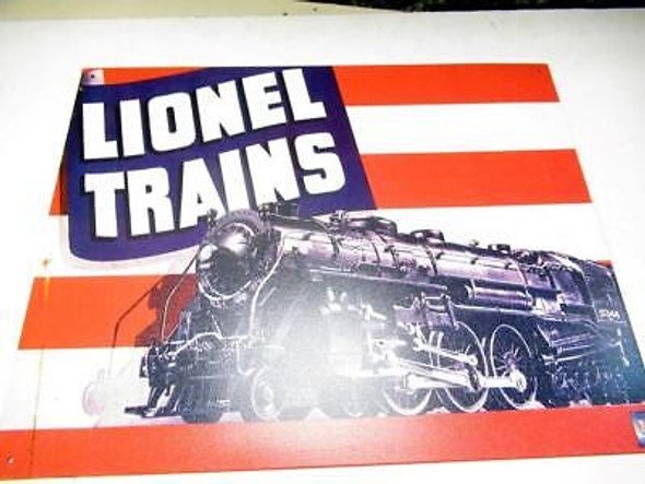 METAL SIGN - LIONELTRAINS  - 15 X 12" - EXC. - FOR YOUR TRAIN ROOM - W22