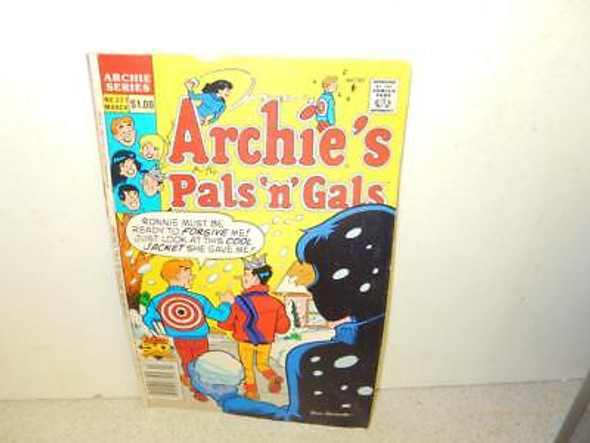 VINTAGE COMIC-ARCHIE COMICS-ARCHIE'S PALS AND GALS - # 221 MARCH 1991  -GOOD-L8