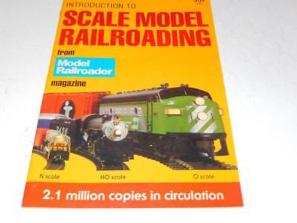 VINTAGE 'KALMBACH- INTRODUCTION TO SCALE MODEL RAILROADING BOOK'-1984- FAIR- W15