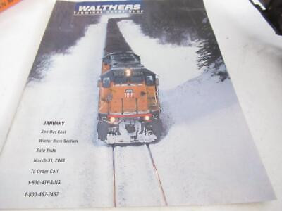 WALTHERS TERMINAL HOBBY SHOP JANUARY 2003 COLOR CATALOG- EX  - M57