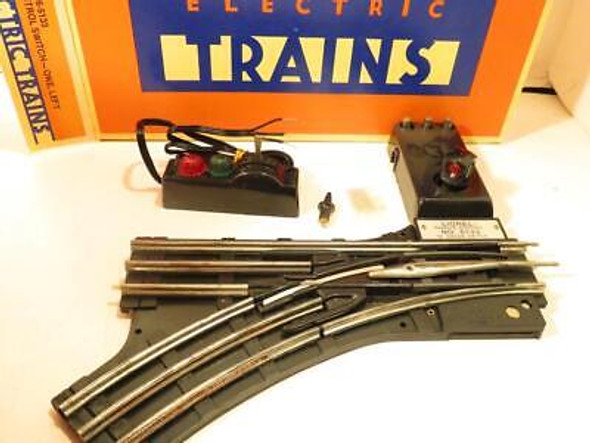 LIONEL TRAIN 65133 O GAUGE 022 REMOTE LEFT HAND SWITCH W/CONTROLLER- EXC.- H1C