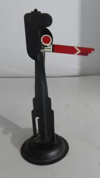 MARX TRAINS- VINTAGE MANUAL SEMAPHORE SIGNAL - METAL- 027- GOOD - M18