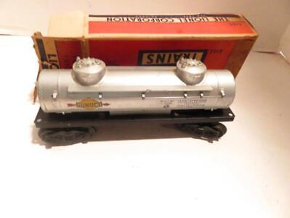 LIONEL POST-WAR TRAINS 6465 SUNOCO TANK CAR- ROUGH BOX - 027 - S28