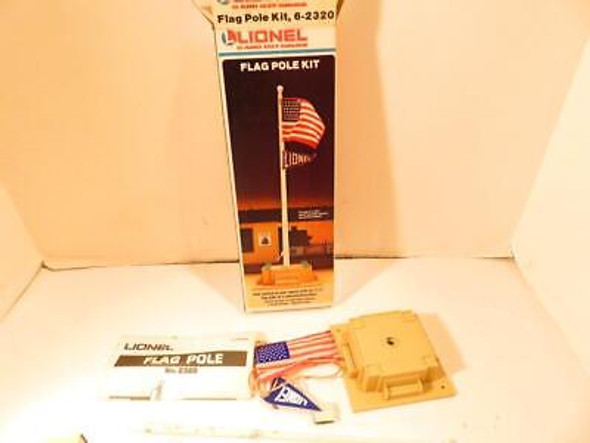 MPC LIONEL 2320 FLAG POLE ACCESSORY  0/027 - GOOD - BOXED- NEW - B13R