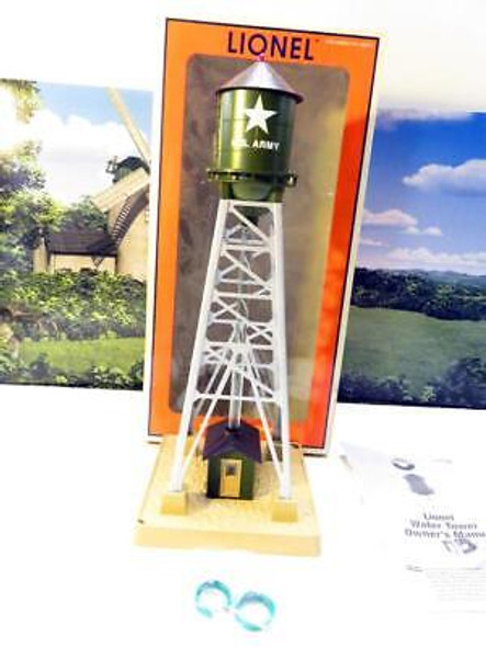 LIONEL TRAINS -14243 U.S. ARMY BUBBLING WATER TOWER ACCESSORY  0/027- NEW- SH