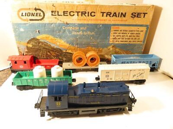 LIONEL POSTWAR TRAINS 11530 SANTA FE DIESEL FREIGHT SET (EXTRA CAR)-027- EXC-